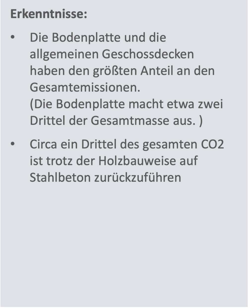 Neubau Kita Nordshausen, Kassel - Erkenntnisse