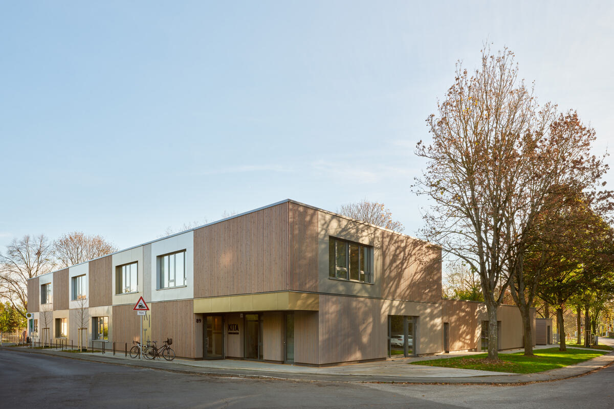 Neubau Kita Nordshausen in Kassel - Eingang