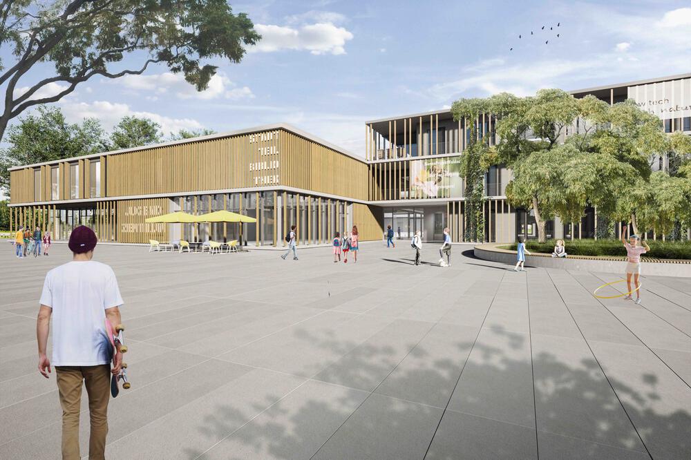WB Offene Schule Waldau in Kassel, Aussenraum