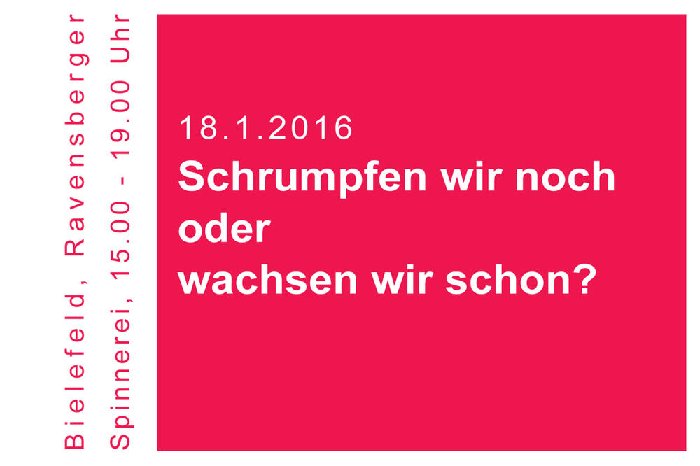 Schrumpfen wir noch oder wachsen wir schon?