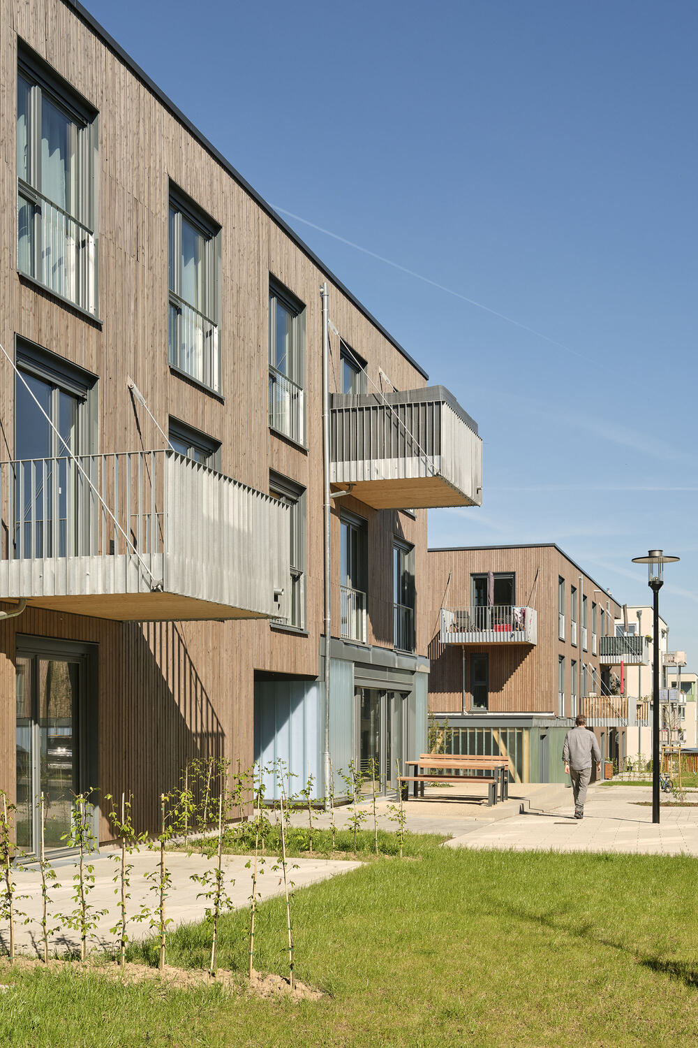Gemeinschaftliches Wohnprojekt am Feldlager Kassel - Balkone