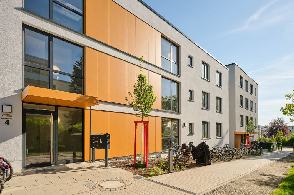 Wohnungsbau Grüne Mitte Ebertal Göttingen - Erschließungsweg