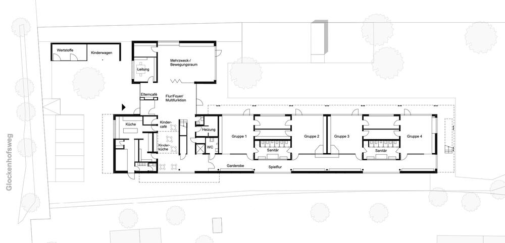 Kita-T Fuldabrück Grundriss