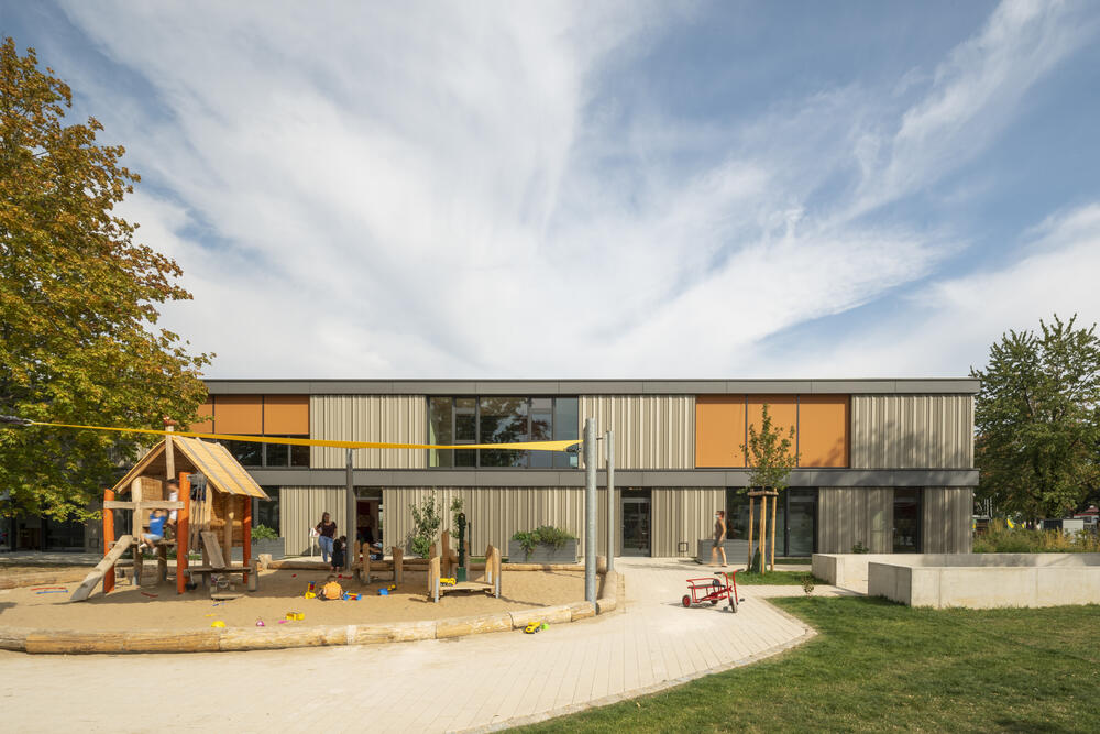 Kita Housing Area Friedberg Ansicht Spielplatz