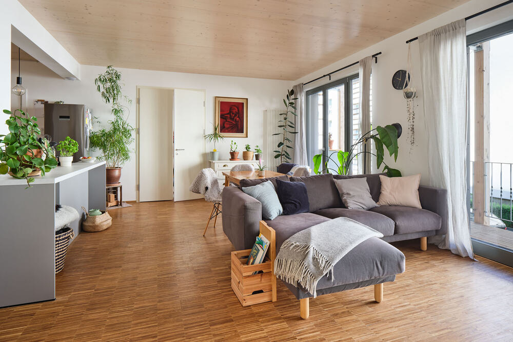 Martini-Quartier Suffizienzhaus U10 - Innenraum OG1