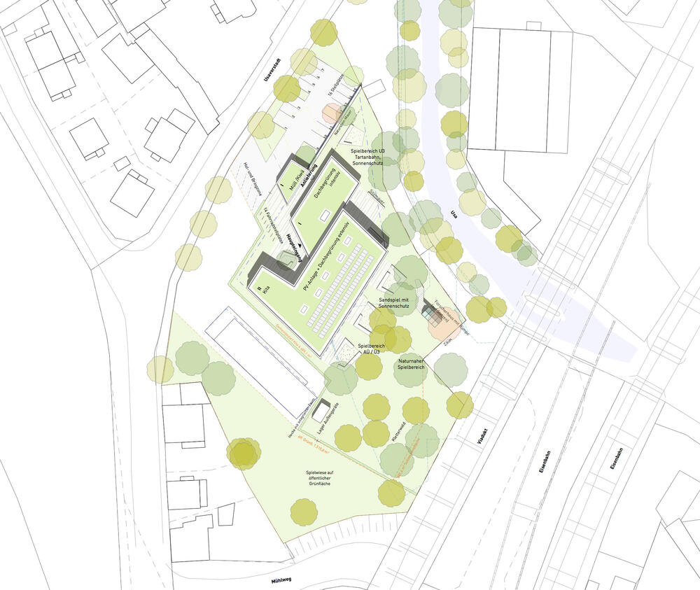 WB Kita Usavorstadt Friedberg Lageplan