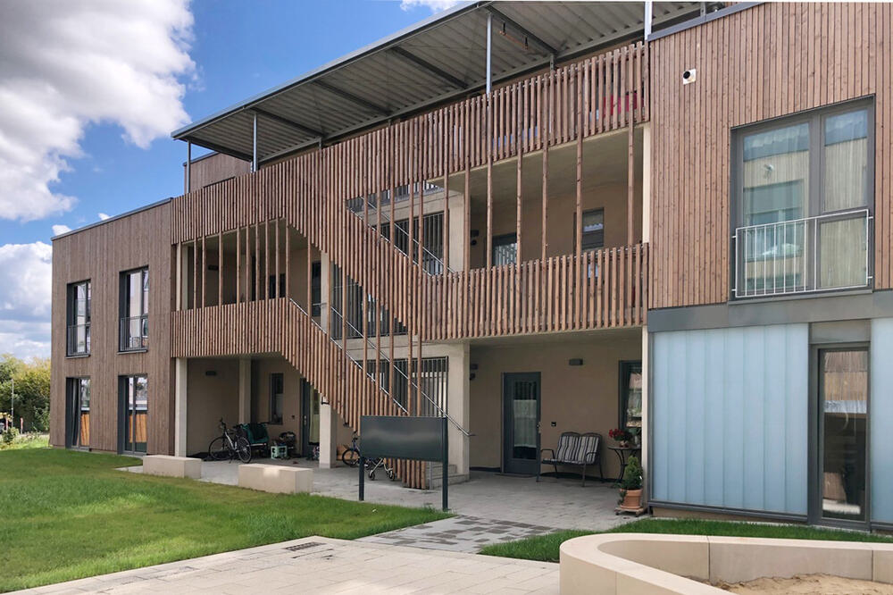 Bauprojekt Am Feldlager - Fassade Haus D