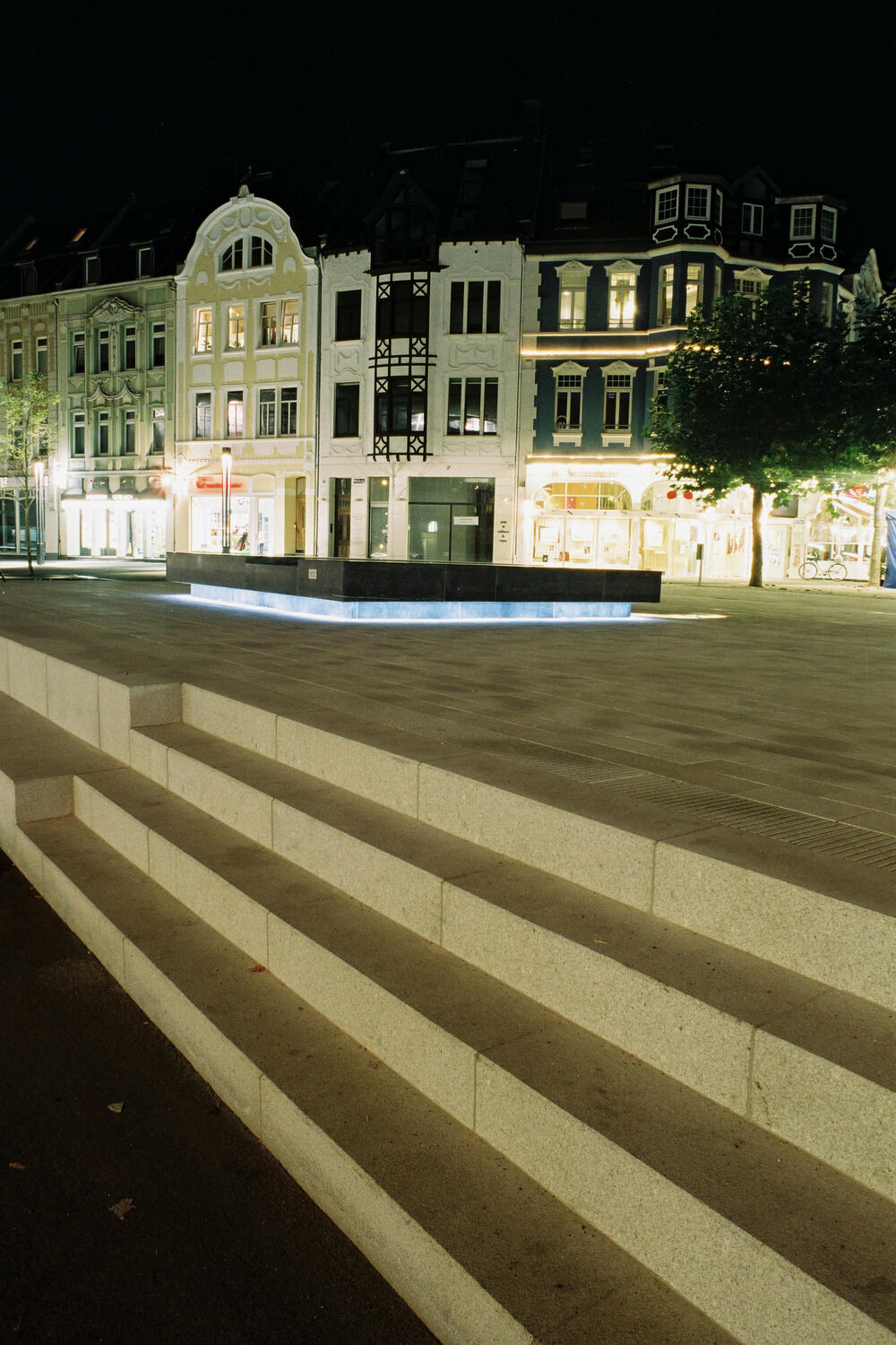 Treppe bei Nacht